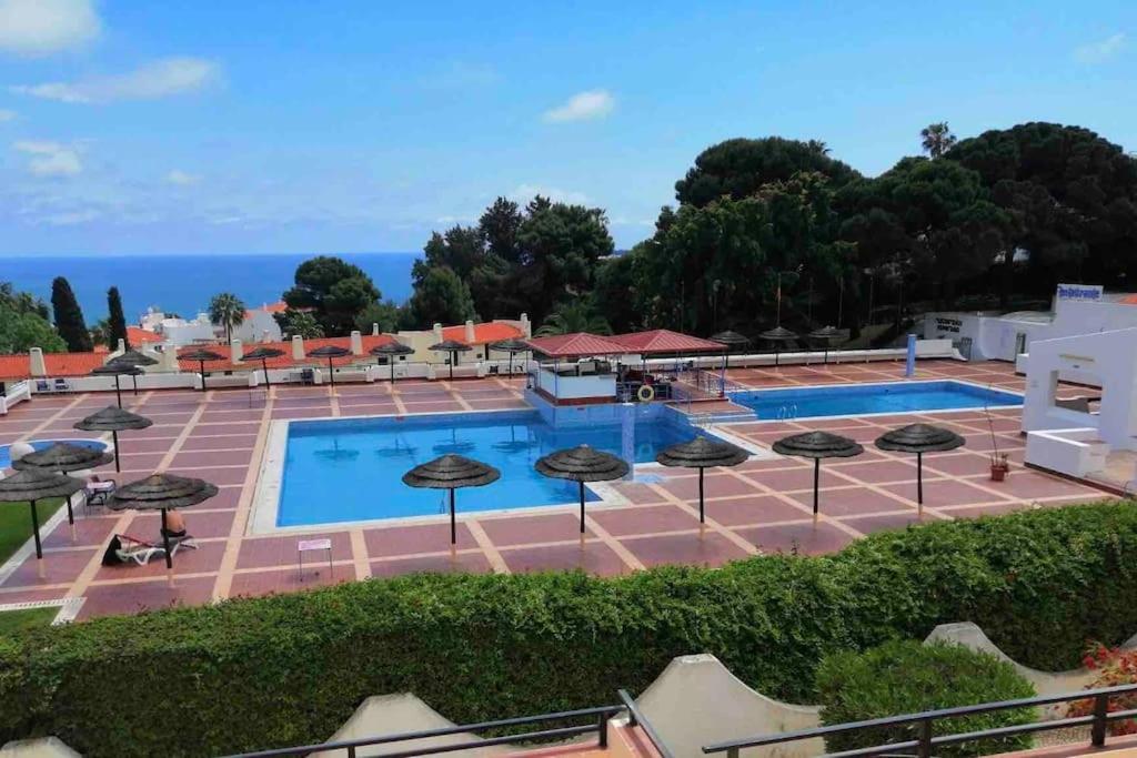 Studio With Great Sea View, Near The Beach, With Ac And Pools Αλμπουφέιρα Εξωτερικό φωτογραφία