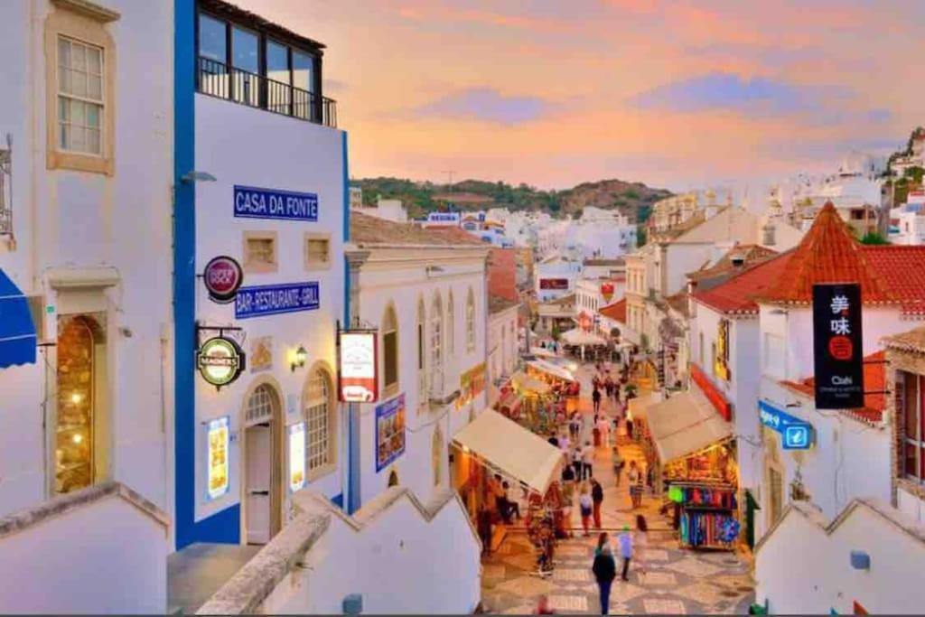 Studio With Great Sea View, Near The Beach, With Ac And Pools Αλμπουφέιρα Εξωτερικό φωτογραφία